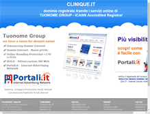 Tablet Screenshot of clinique.it