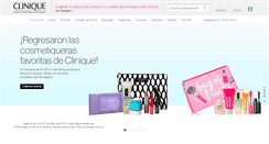 Desktop Screenshot of clinique.com.mx