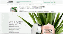 Desktop Screenshot of clinique.nl