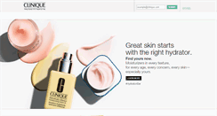 Desktop Screenshot of clinique.com.sg